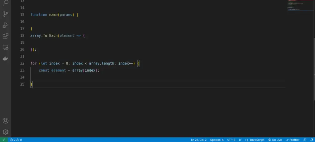Autocompletion in Visual Studio Code
