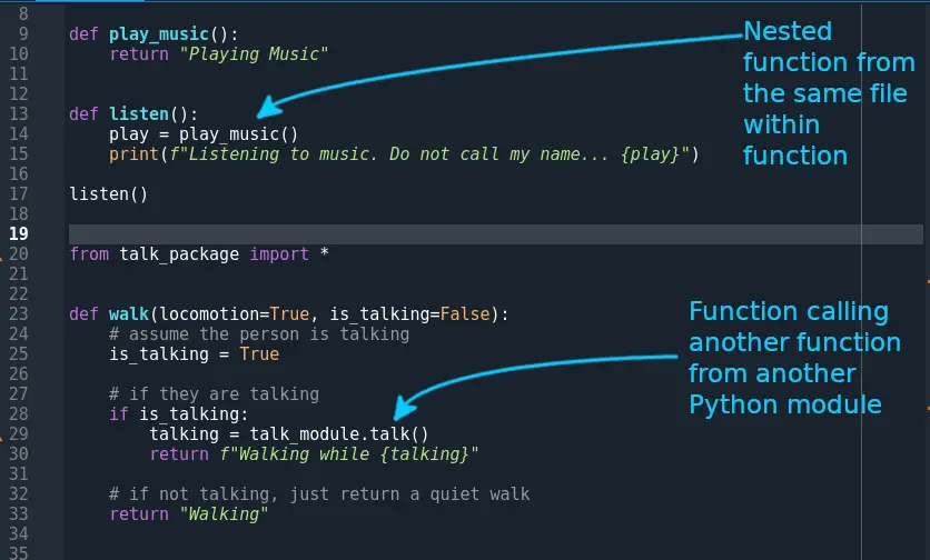 Can a function call another function in Python?