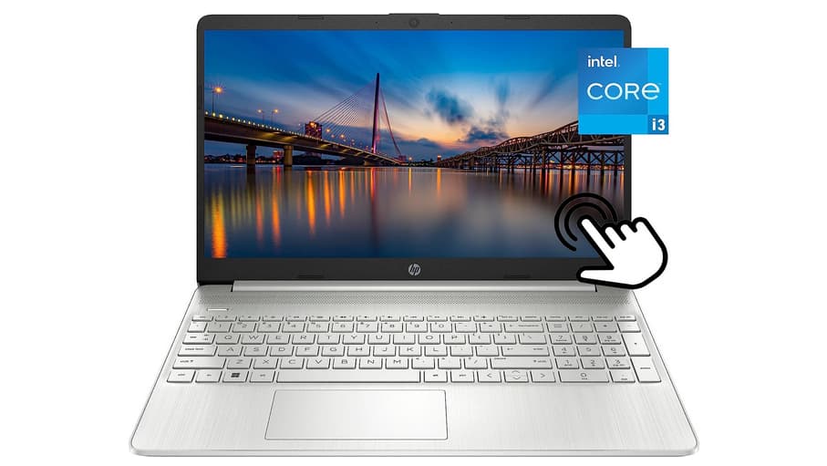 HP 15.6" Touchscreen Newest Flagship HD Laptop, Intel i3-1115G4 up to 4.1GHz 